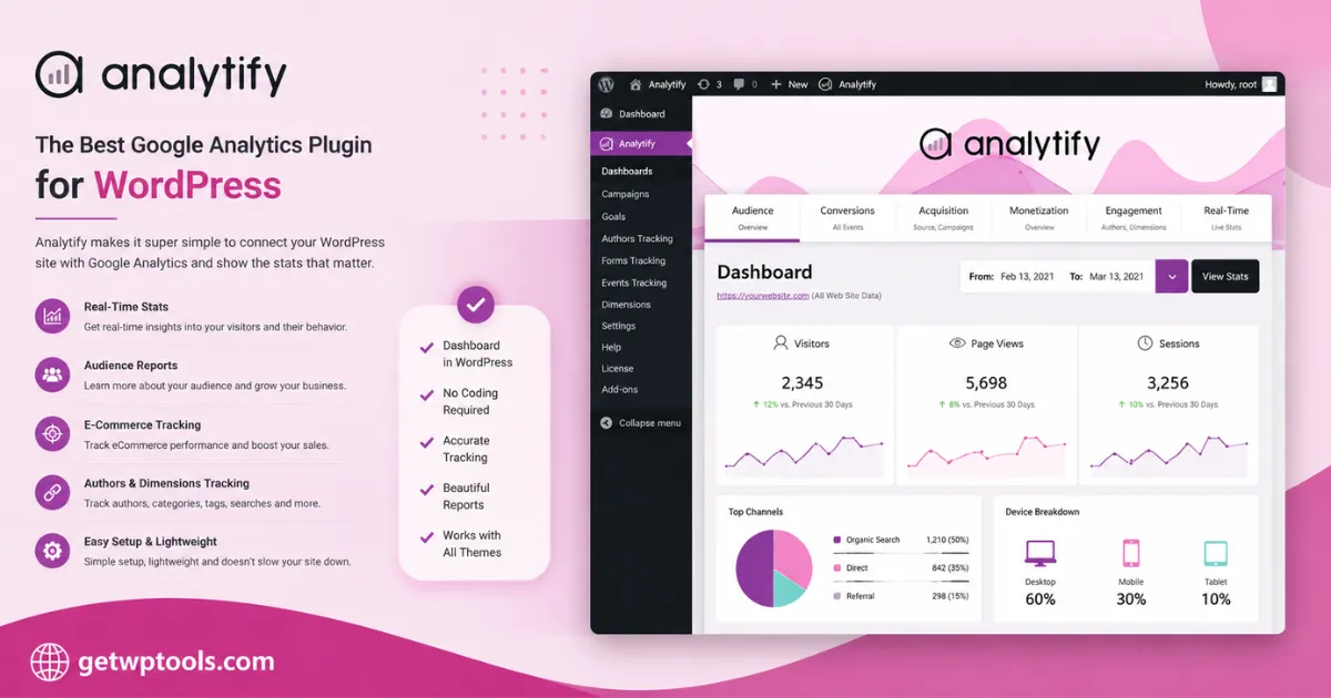 Analytify Pro WordPress Plugin