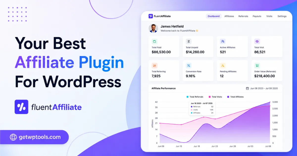 FluentAffiliate Pro WordPress Plugin