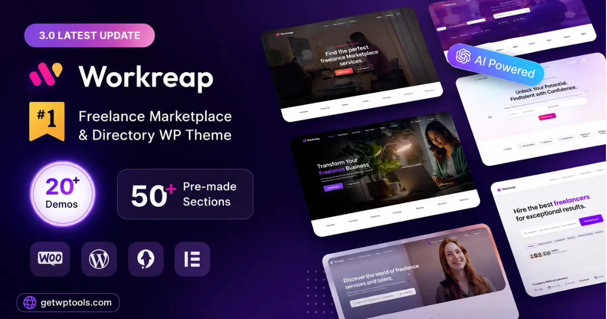Workreap WordPress Theme